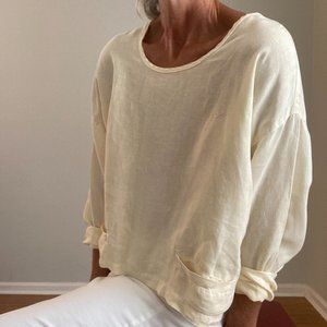 Kleen Cropped Shirt Size S Yellow